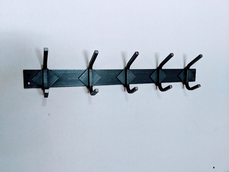 Industrial Farmhouse Coat Rack Wall Mounted Coat Rack Rustic Etsy