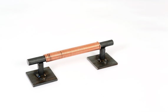 Copper Wrapped Sliding Barn Door Handle Etsy