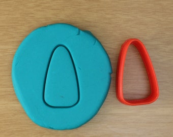 Rounded Triangle Polymer Clay Cutter - 3d Printed Polymer Clay Cutter