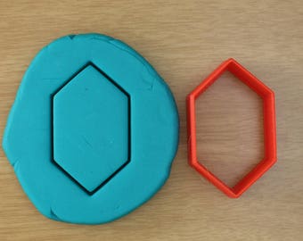 Cortador de galletas de gemas de rupia - Cortador de galletas impreso en 3D