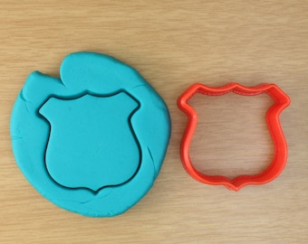 Badge Cookie Cutter - 3d Printed Cookie Cutter