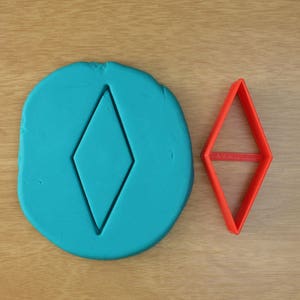Diamond Cookie Cutter - 3d Printed Cookie Cutter