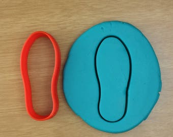 Shoe Print Cookie Cutter - 3d Printed Cookie Cutter