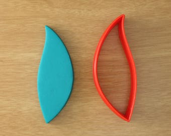 Leaf Cookie Cutter - Feather Cookie Cutter - 3d Printed Cookie Cutter