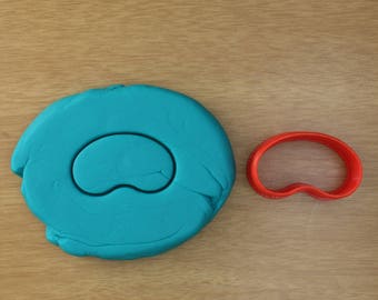 Jelly Bean Cookie Cutter - 3d Printed Cookie Cutter
