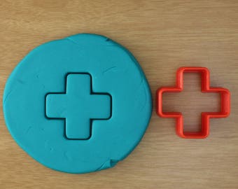 Plus Sign Cookie Cutter - 3d Printed Cookie Cutter
