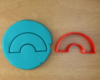 Rainbow Polymer Clay Cutter - 3d Printed Polymer Clay Cutter