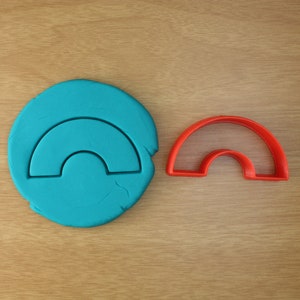 Rainbow Polymer Clay Cutter - 3d Printed Polymer Clay Cutter