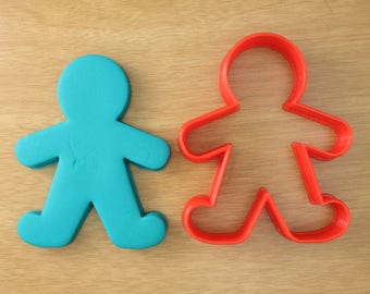 Gingerbread Man Cookie Cutter - 3d Printed Cookie Cutter