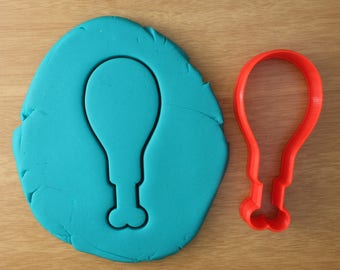 Turkey Drumstick Cookie Cutter - 3d Printed Cookie Cutter
