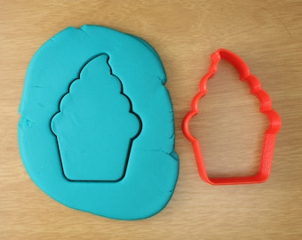 Cupcake Cookie Cutter - 3d Printed Cookie Cutter
