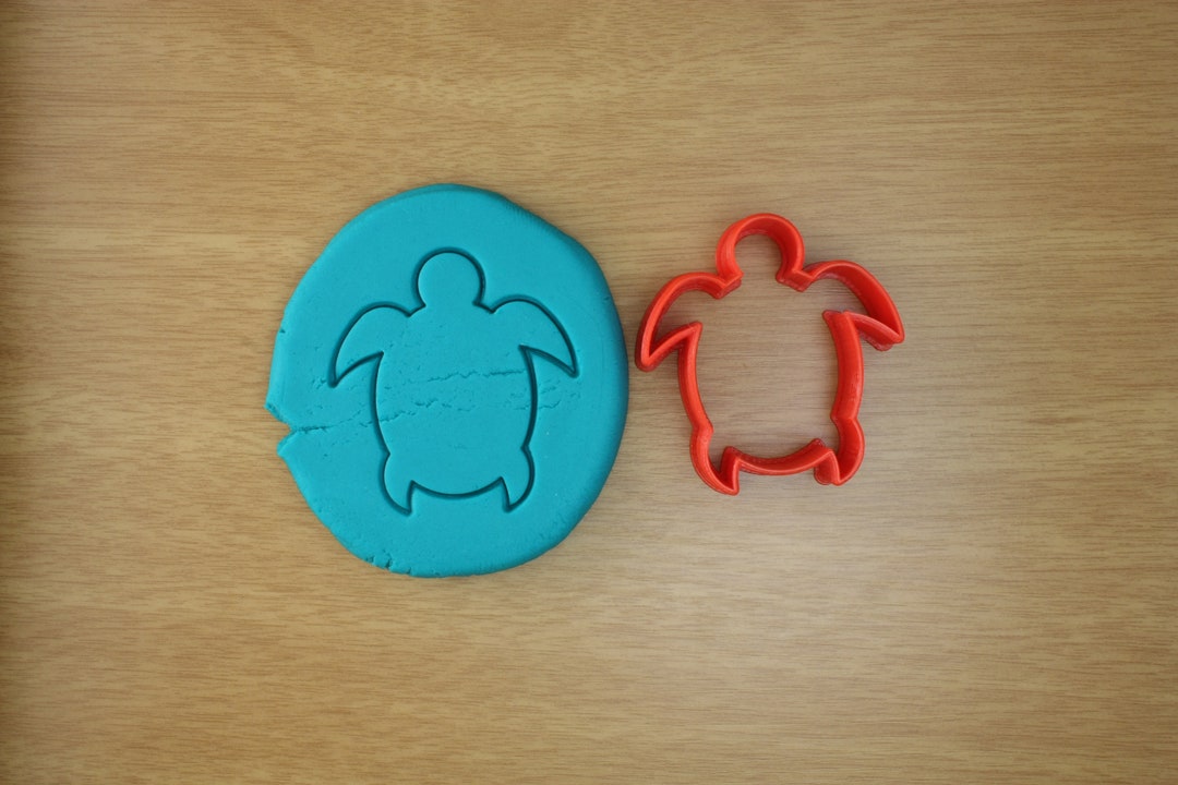 Turtle Cookie Cutter 3d Printed Cookie Cutter Etsy