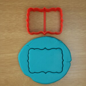 Fancy Vintage Plaque Cookie Cutter Style 7
