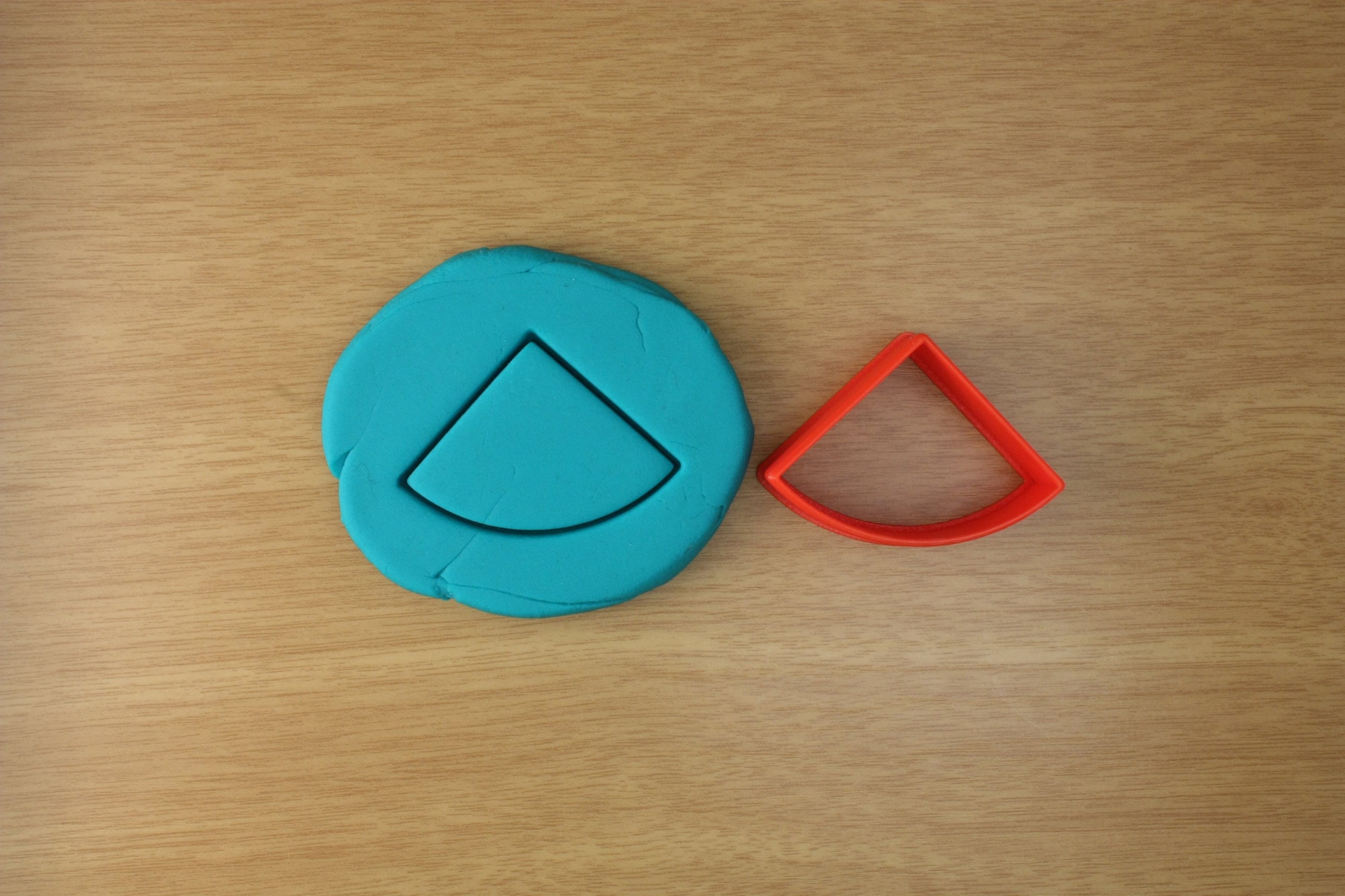 Quarter Circle Cookie Cutter
