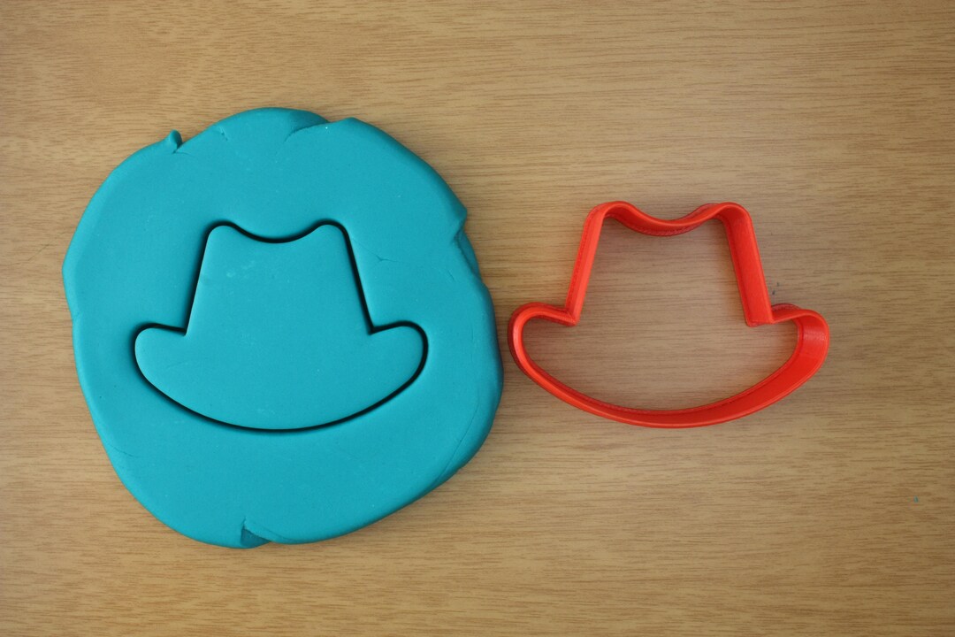 Cowboy Hat Cookie Cutter 3d Printed Cookie Cutter Etsy