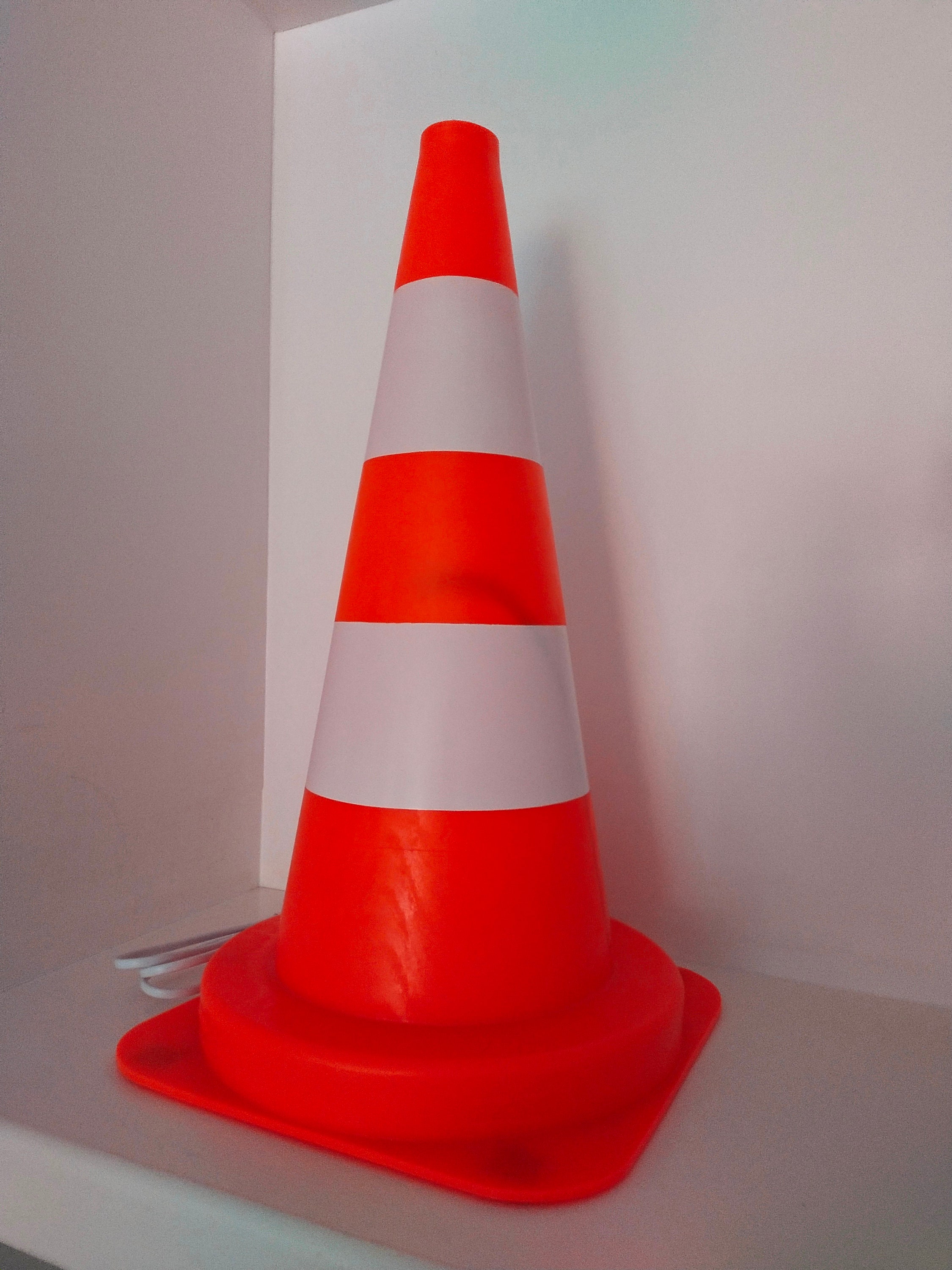 Hijacked object traffic cone lamp