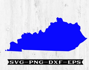 Kentucky SVG, state svg, ky svg, kentucky png, ky dxf, states svg, tn files, silhouette files, state svg files
