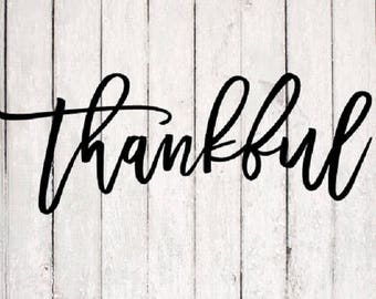 Thankful SVG| Thankful svg Design | Monogram svg Files | Silhouette Files | Cricut Files | SVG Cut Files | PNG Files