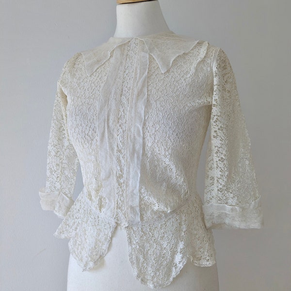 Antique Lace Blouse - Etsy