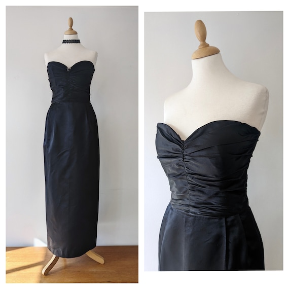 Bellville Sassoon Designer Early 1990s Strapless … - image 1