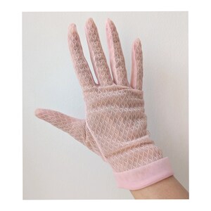 Buy Pink Lace Gloves Online In India -  India