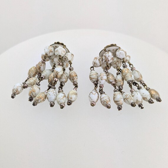 Boucles D'oreilles Clips Vintage Motif Bélier Doré - Occasion - Fermoir à Pince