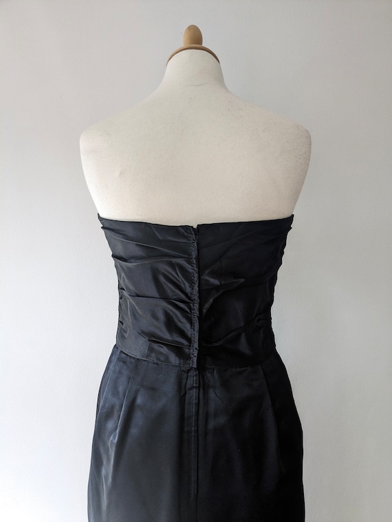 Bellville Sassoon Designer Early 1990s Strapless … - image 6