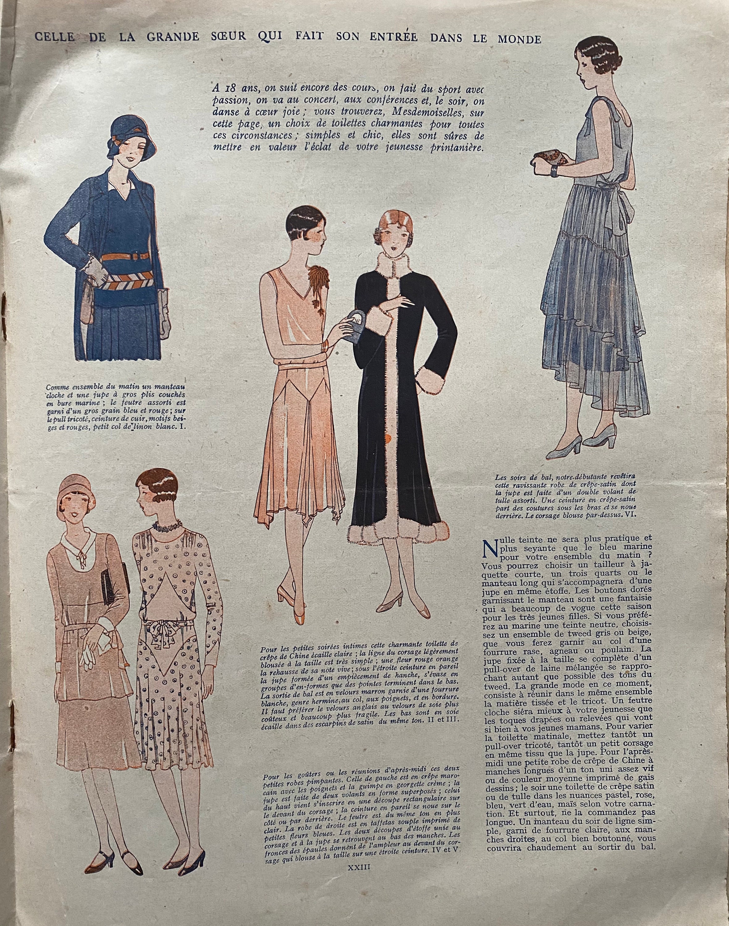 1920s 1930s 'la Mode Practique' French Fashion and - Etsy