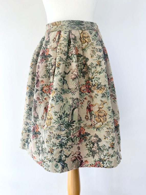 1940s GOR-RAY Skirt * 1940s Vintage Tapestry Skir… - image 3