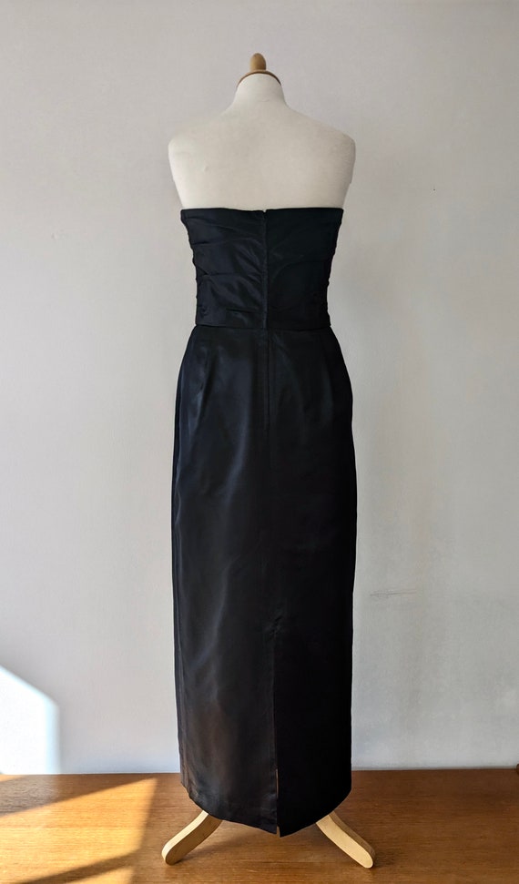 Bellville Sassoon Designer Early 1990s Strapless … - image 7