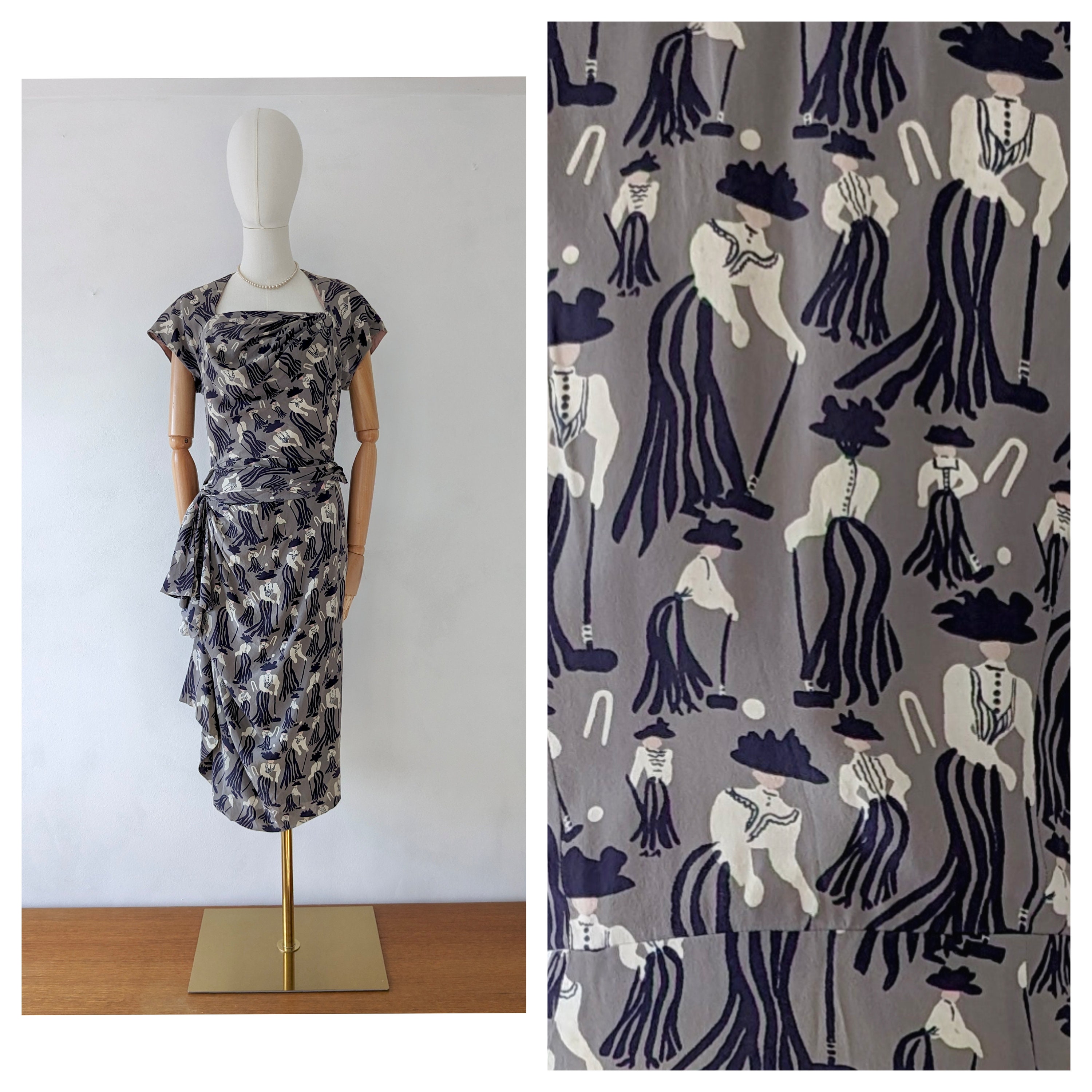 Novelty print dresses hot sale
