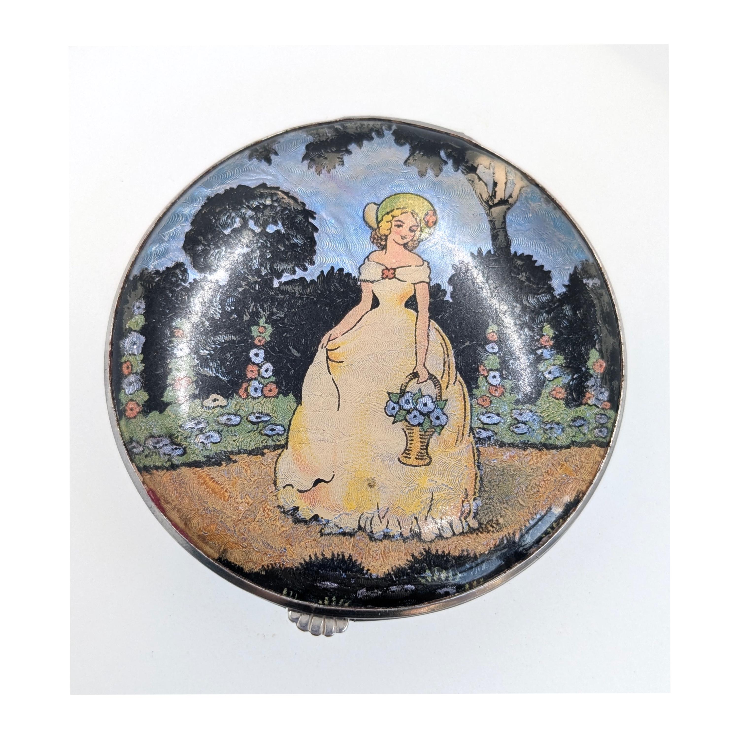 英国製アンティーク1930年代　Gwenda制作　アールデコ　コンパクト Gwenda Compact - Etsy