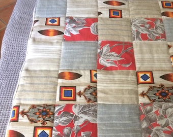 Quilt or bedspread patchwork