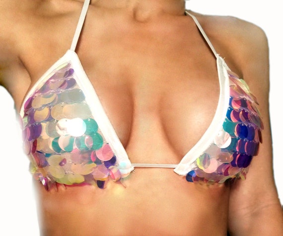 sequin bralette festival