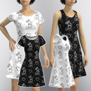 Mickey sketch dress 2025