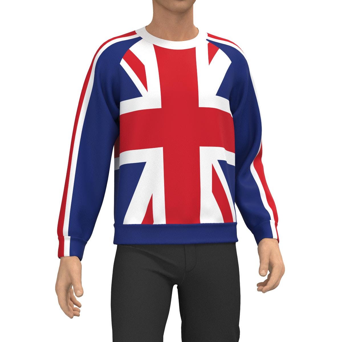 Union Jack Sweatshirt Men Women United Kingdom London Sweater 