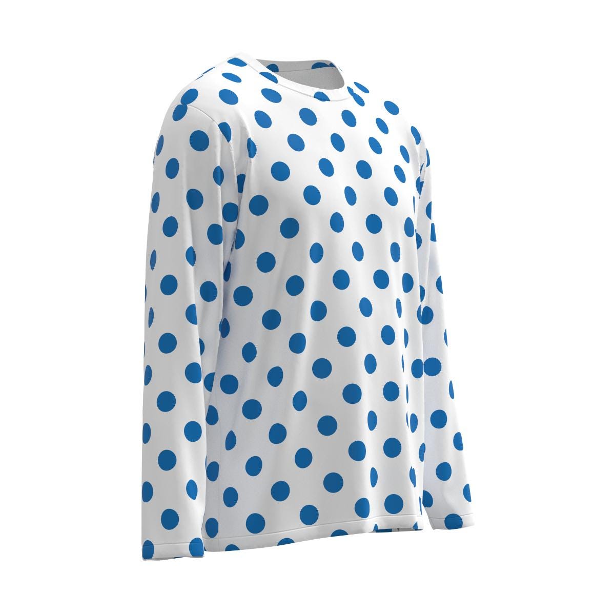 Long Sleeve Polka Dot Millennial Retro Style Fashion Men Women T