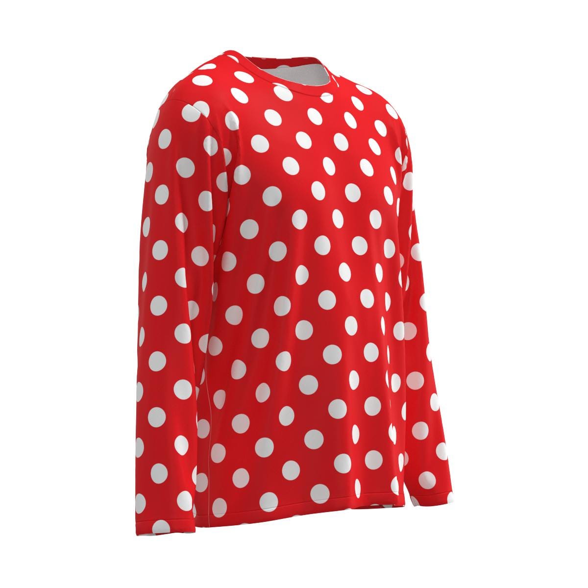 Blouse Rouge à Pois Blancs Manches Longues Chico's - Taille 2 - État Neuf Sans étiquettes