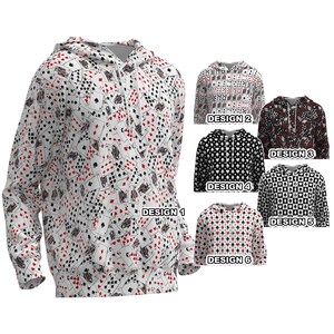 Playing Cards Play Game Deck Suit Gaming Symbols Clubs Diamonds Hearts Spades Men Women Long Sleeve Hoodie Sweatshirt Jumper Pullover