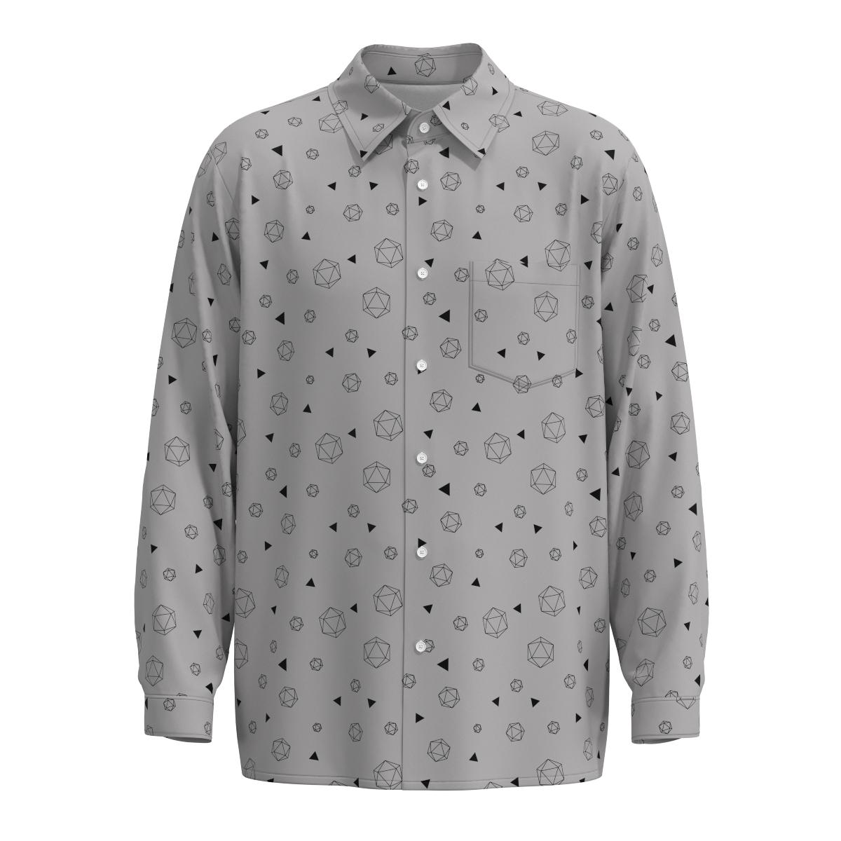 dnd dress shirt Dnd Adventure Long Sleeve Button Up Shirt