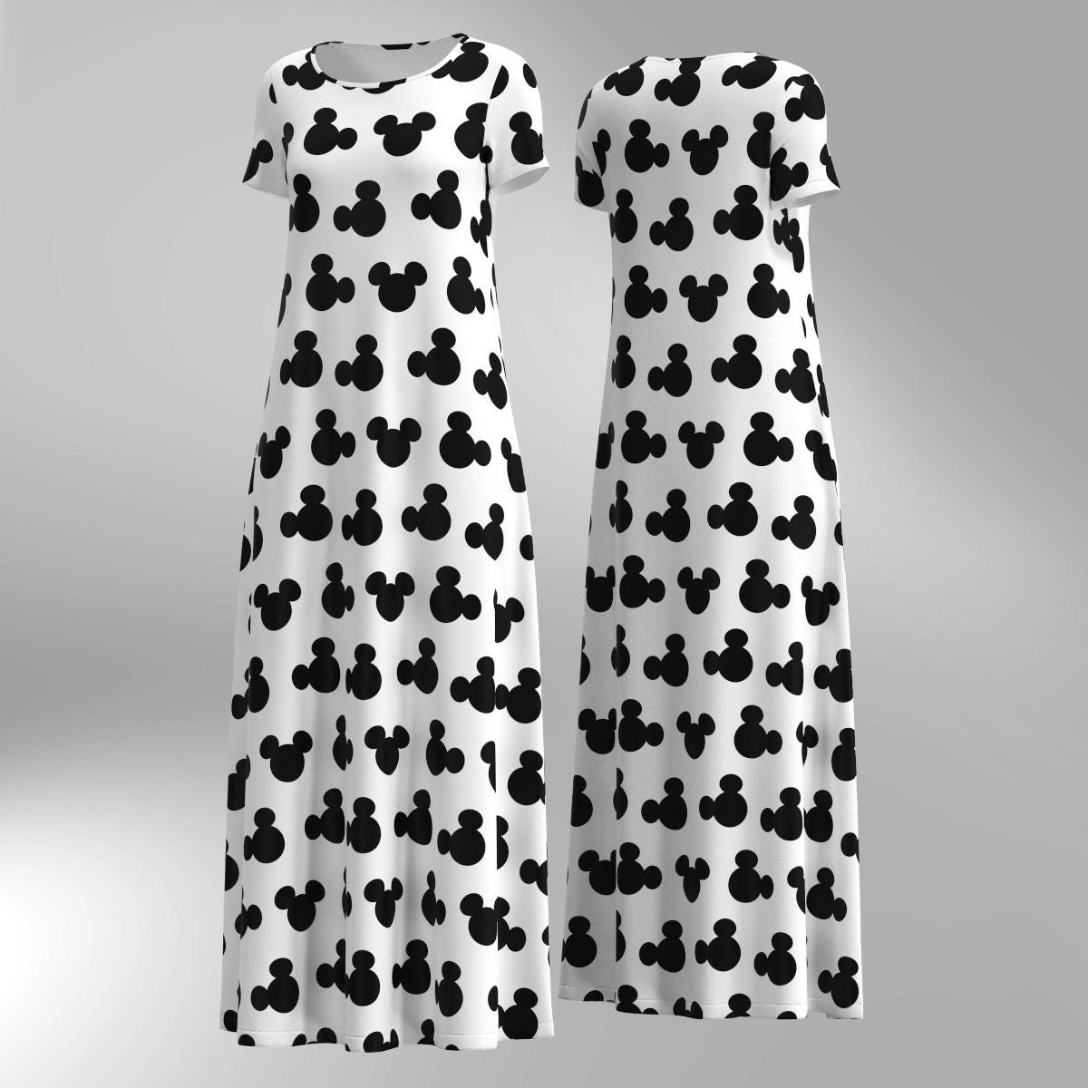 maxi dress mickey printed CAMILLA X Disney Mickey Takes A Trip Maxi Dress