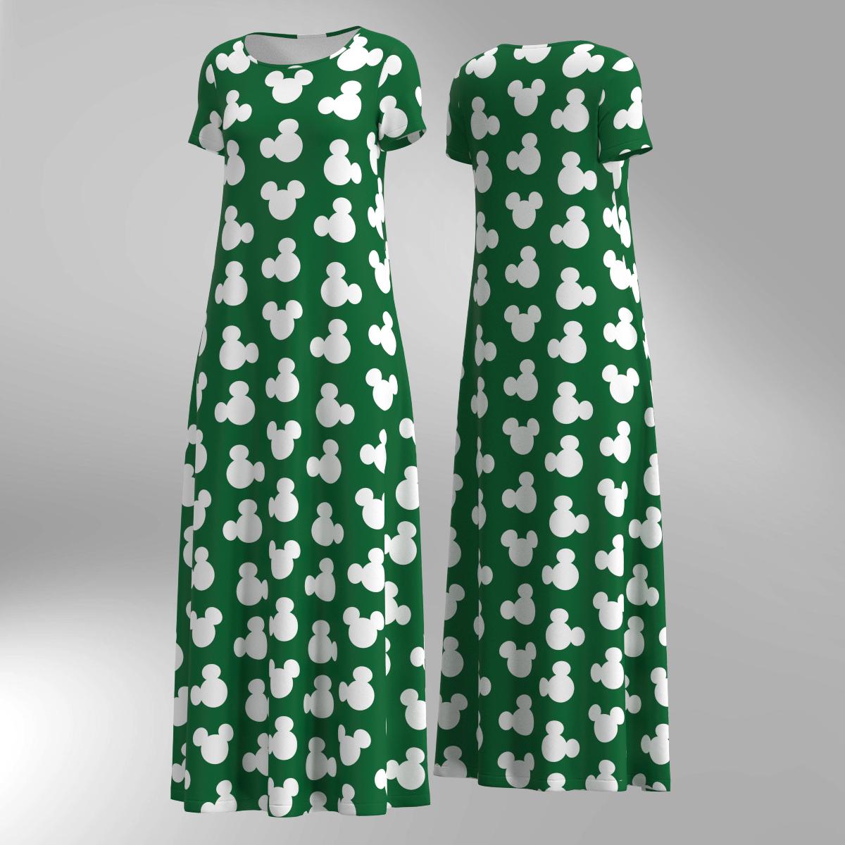 Mouse Ears Silhouette Long Maxi Dress Mickey Minnie Polka Dot Disney Disneyland Womens Short Sleeve Clothing - Etsy Mouse Ears Silhouette Long Maxi Dress Mickey Minnie Polka Dot Disney Disneyland Womens Short Sleeve Clothing - Etsy