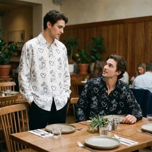 Mouse Drawing Sketch Mickey Doodle Disney Park Disneyland Inspired Short Long Sleeve Button Shirt