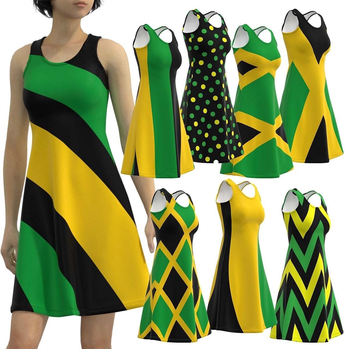 Vestido jamaica - Etsy España Vestido jamaica - Etsy España