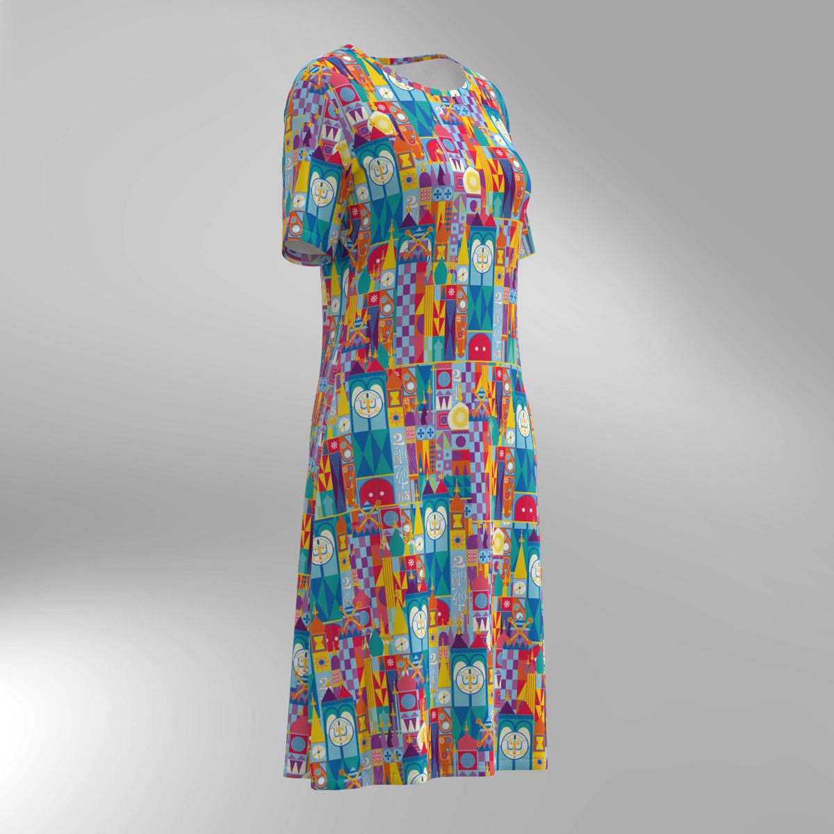 Disneyland It's A Small World Long Maxi Midi Dress Disney Inspired Womens  Clothing Scarf - Etsy