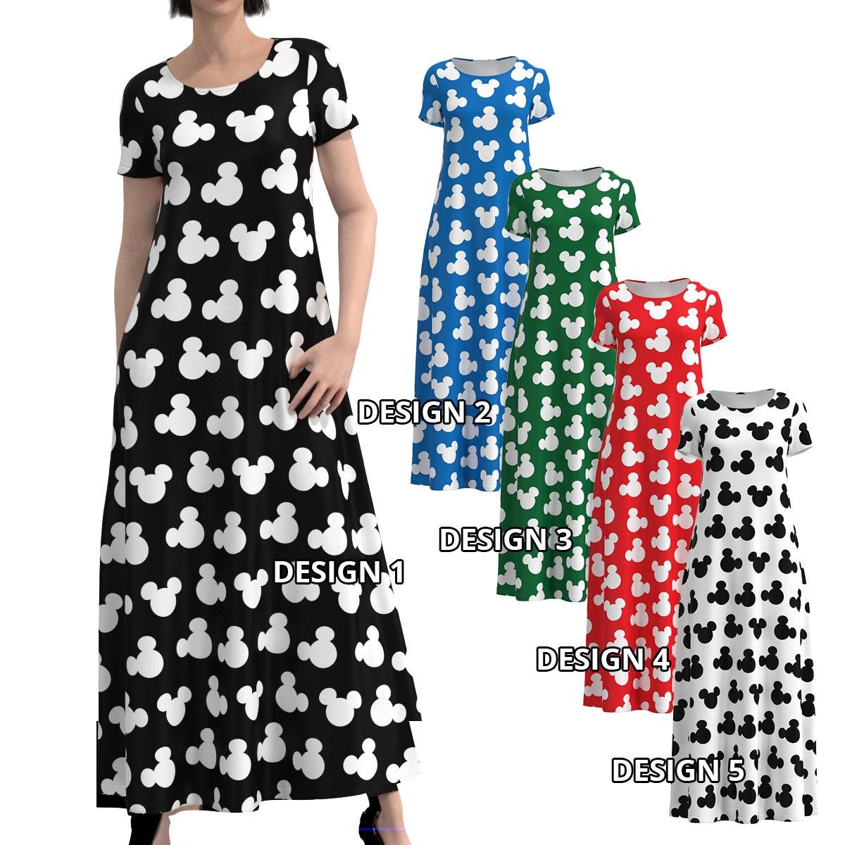 knee length dresses for ladies Solada Polka Dot Halter Maxi Dress main image 0