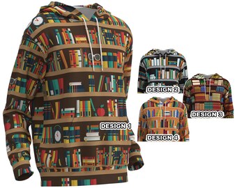 本棚 愛書家 図書館 司書 学校 教師 学生 読書家 大学 オタク 男性 女性 パーカー セーター スウェットシャツ カスタム