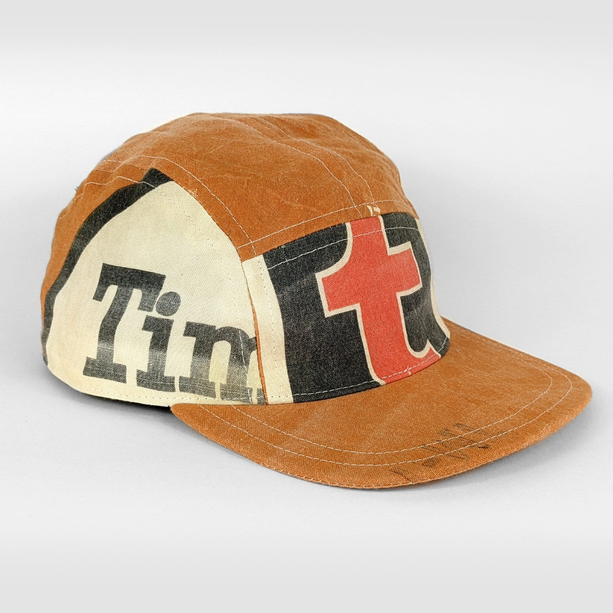 Vintage Seed Sack Hat 5 Panel Hat 