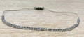 Labradorite Bracelet with av. 50 small gemstones - nylon thread - Minimalistic and adjustable - Gift idea for her - protection product logo