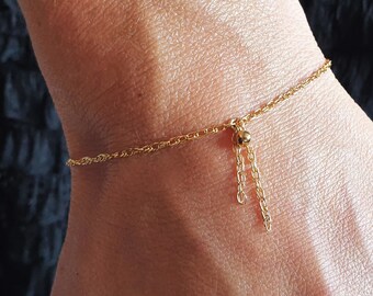 SWING twisted chain bracelet 14 carat gold filled